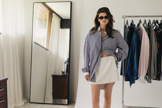 Atelier Shirt — Navy Stripe
